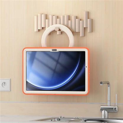For Samsung Galaxy Tab A9+ Case Rotary Kickstand PC + TPU Tablet Cover