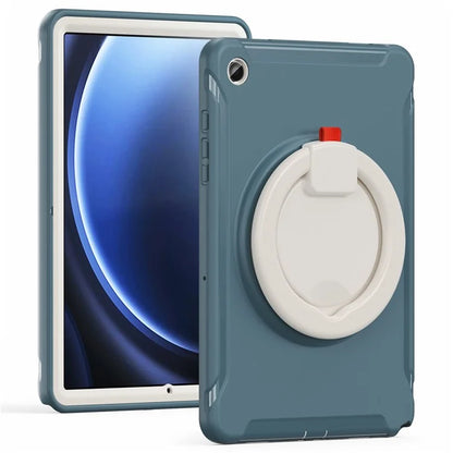 For Samsung Galaxy Tab A9+ Case Rotary Kickstand PC + TPU Tablet Cover