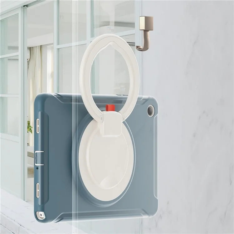 For Samsung Galaxy Tab A9+ Case Rotary Kickstand PC + TPU Tablet Cover