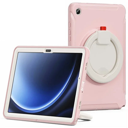 For Samsung Galaxy Tab A9+ Case Rotary Kickstand PC + TPU Tablet Cover