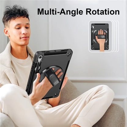 For Samsung Galaxy Tab S9 Case Pen Slot Tablet Kickstand Cover with Shoulder Strap