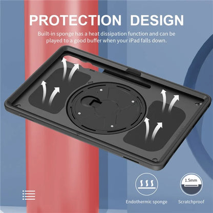 For Samsung Galaxy Tab S9 Ultra Case Kickstand Tablet Cover with Pen Slot / Shoulder Strap