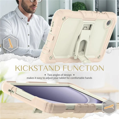 For Samsung Galaxy Tab A9 (SM-X110 / X115) Case Kickstand Rugged Protective Tablet Cover with Shoulder Strap