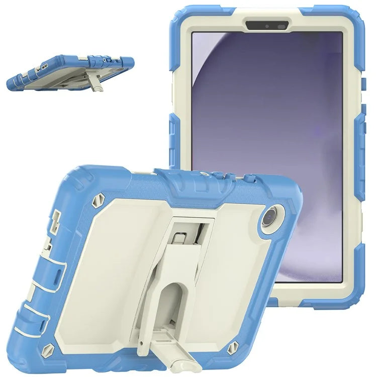 For Samsung Galaxy Tab A9 (SM-X110 / X115) Case Kickstand Rugged Protective Tablet Cover with Shoulder Strap