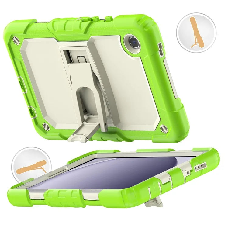 For Samsung Galaxy Tab A9 (SM-X110 / X115) Case Kickstand Rugged Protective Tablet Cover with Shoulder Strap