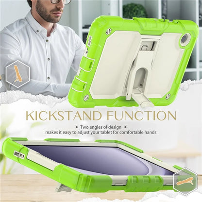 For Samsung Galaxy Tab A9 (SM-X110 / X115) Case Kickstand Rugged Protective Tablet Cover with Shoulder Strap