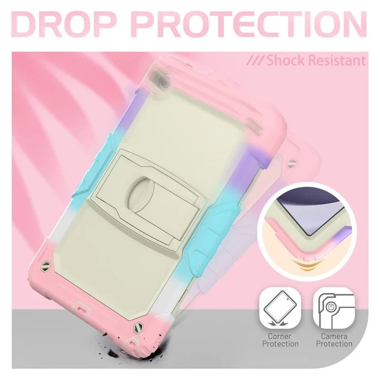 For Samsung Galaxy Tab A9+ (SM-X210 / X215 / X216) Defender Case Kickstand Tablet Cover with Shoulder Strap