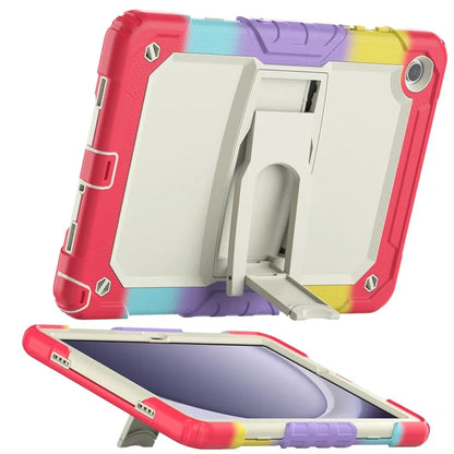 For Samsung Galaxy Tab A9+ (SM-X210 / X215 / X216) Defender Case Kickstand Tablet Cover with Shoulder Strap
