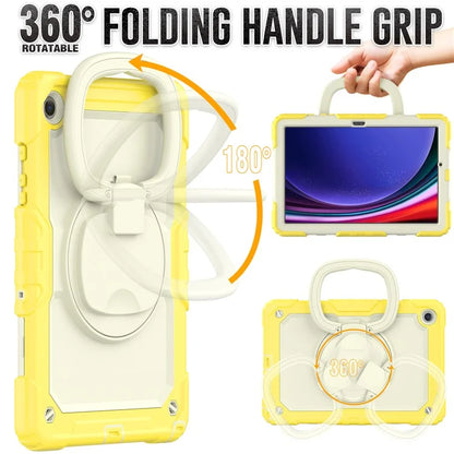 For Samsung Galaxy Tab A9+ (SM-X210 / X215 / X216) PC+Silicone Case Rugged Kickstand Tablet Cover
