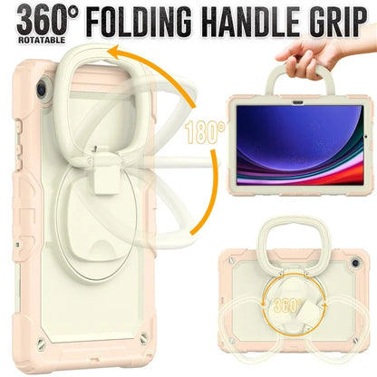 For Samsung Galaxy Tab A9+ (SM-X210 / X215 / X216) PC+Silicone Case Rugged Kickstand Tablet Cover