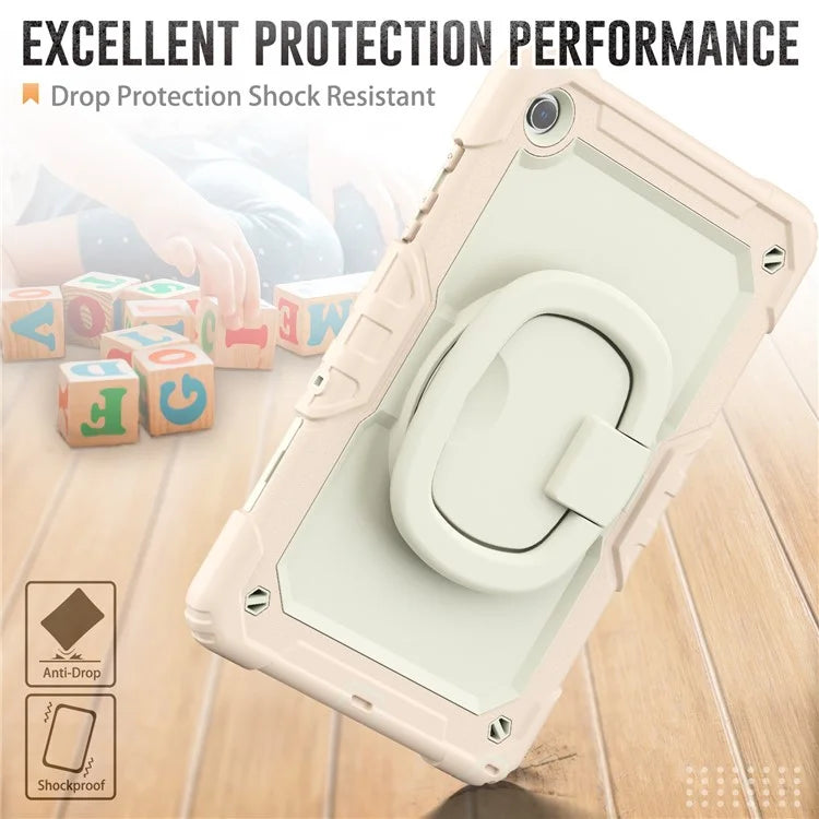 For Samsung Galaxy Tab A9+ (SM-X210 / X215 / X216) PC+Silicone Case Rugged Kickstand Tablet Cover