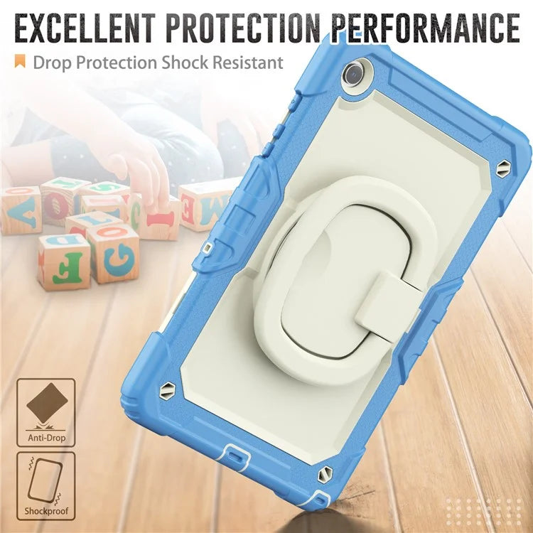 For Samsung Galaxy Tab A9+ (SM-X210 / X215 / X216) PC+Silicone Case Rugged Kickstand Tablet Cover