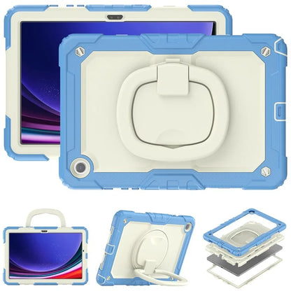 For Samsung Galaxy Tab A9+ (SM-X210 / X215 / X216) PC+Silicone Case Rugged Kickstand Tablet Cover
