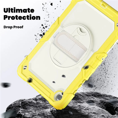 For Samsung Galaxy Tab A9+ SM-X210 SM-X216 SM-X215 Tablet Cover Anti-drop Case with PET Screen Protector and Rotary Kickstand
