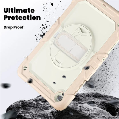 For Samsung Galaxy Tab A9+ SM-X210 SM-X216 SM-X215 Tablet Cover Anti-drop Case with PET Screen Protector and Rotary Kickstand