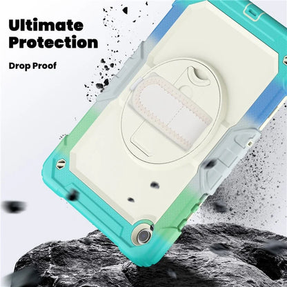 For Samsung Galaxy Tab A9+ SM-X210 SM-X215 SM-X216 Tablet Case Anti-fall Protective Cover with Kickstand and Hand Strap