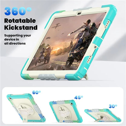 For Samsung Galaxy Tab A9+ SM-X210 SM-X215 SM-X216 Tablet Case Anti-fall Protective Cover with Kickstand and Hand Strap