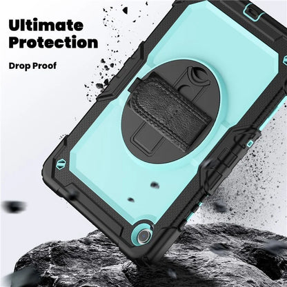 For Samsung Galaxy Tab A9+ SM-X210 SM-X216 SM-X215 Protective Cover PC+Silicone Kickstand Tablet Case with Screen Protector