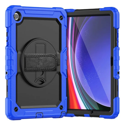 For Samsung Galaxy Tab A9+ SM-X210 SM-X216 SM-X215 Protective Cover PC+Silicone Kickstand Tablet Case with Screen Protector