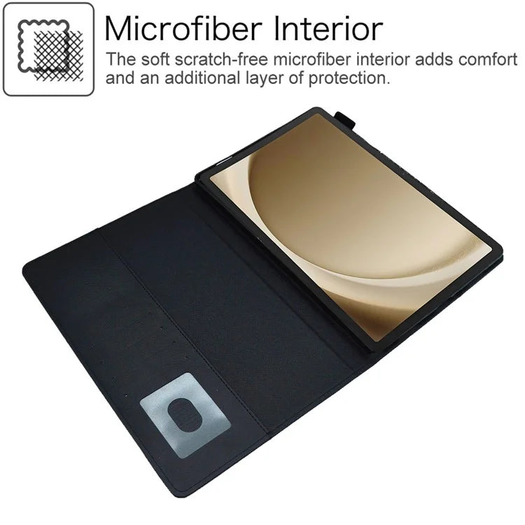 For Samsung Galaxy Tab A9+ X210 / X215 / X216B Leather Case Stand Tablet Cover Wake / Sleep Enabled