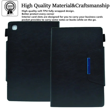 For Samsung Galaxy Tab A9+ X210 / X215 / X216B Leather Case Stand Tablet Cover Wake / Sleep Enabled