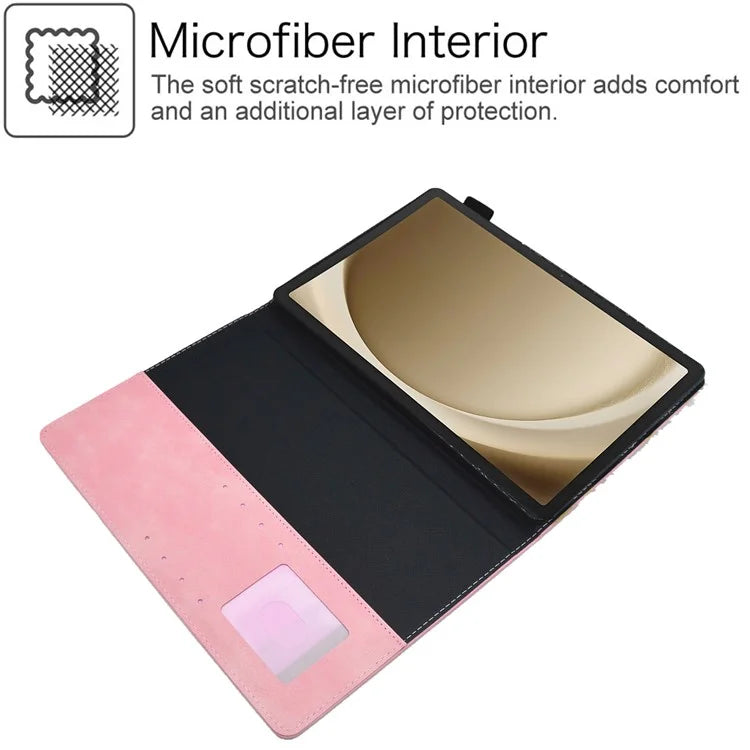 For Samsung Galaxy Tab A9+ X210 / X215 / X216B Leather Case Stand Tablet Cover Wake / Sleep Enabled