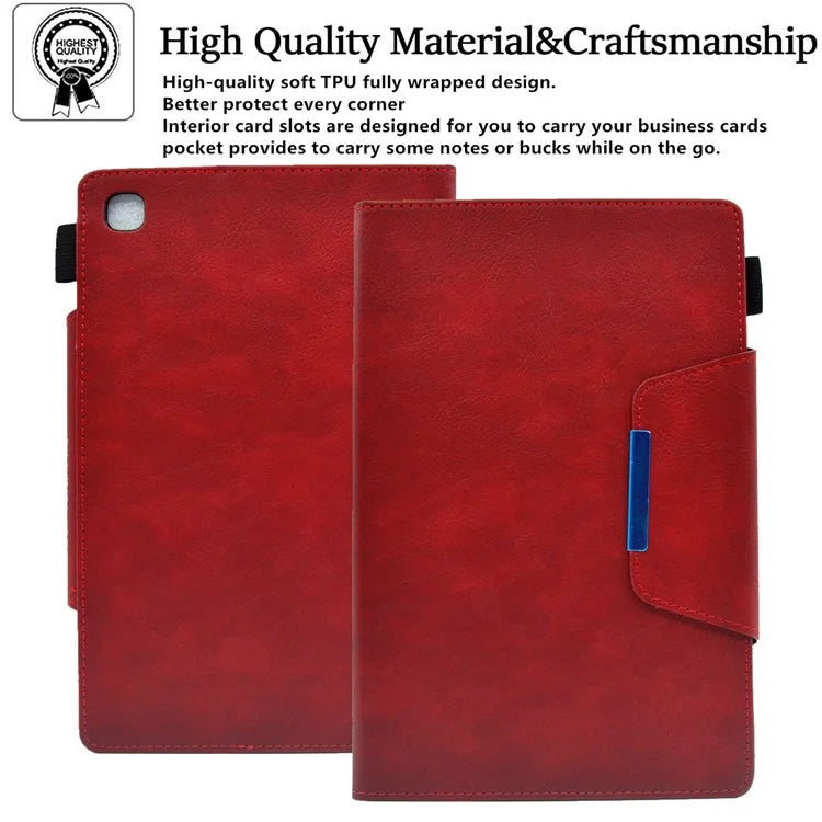 For Samsung Galaxy Tab A9+ X210 / X215 / X216B Leather Case Stand Tablet Cover Wake / Sleep Enabled