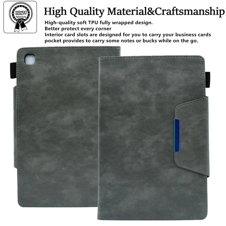 For Samsung Galaxy Tab A9+ X210 / X215 / X216B Leather Case Stand Tablet Cover Wake / Sleep Enabled