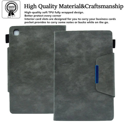 For Samsung Galaxy Tab A9+ X210 / X215 / X216B Leather Case Stand Tablet Cover Wake / Sleep Enabled