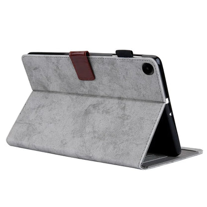 For Samsung Galaxy Tab A9+ X210 / X215 / X216B Smart Case Cloth Texture Leather Business Tablet Cover