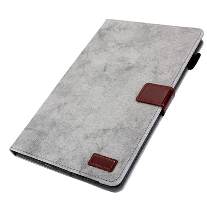 For Samsung Galaxy Tab A9+ X210 / X215 / X216B Smart Case Cloth Texture Leather Business Tablet Cover