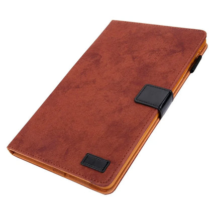 For Samsung Galaxy Tab A9+ X210 / X215 / X216B Smart Case Cloth Texture Leather Business Tablet Cover