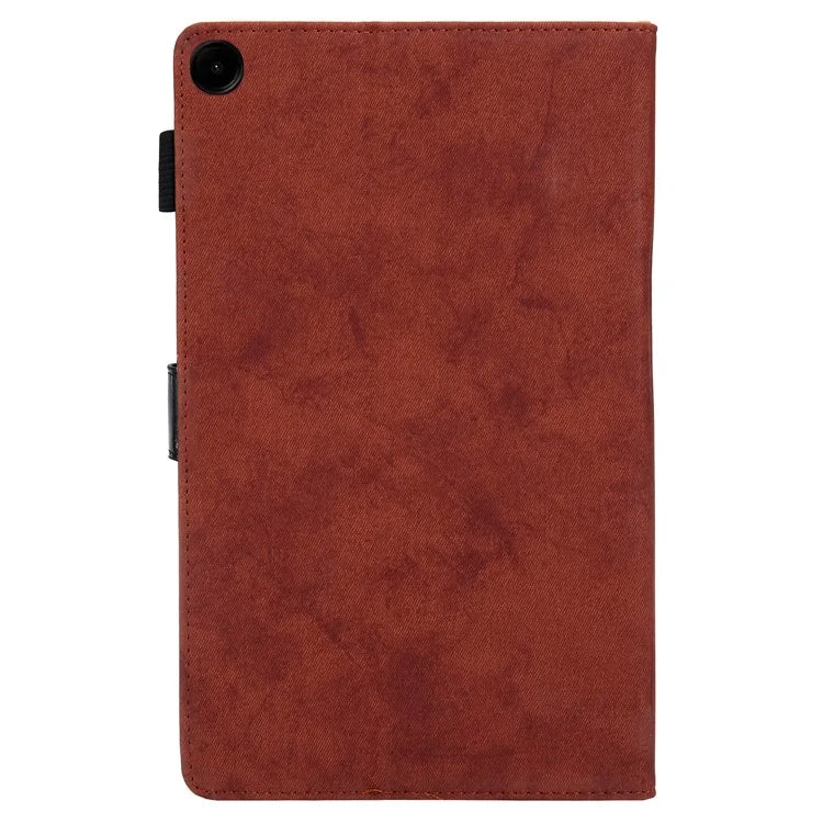 For Samsung Galaxy Tab A9+ X210 / X215 / X216B Smart Case Cloth Texture Leather Business Tablet Cover