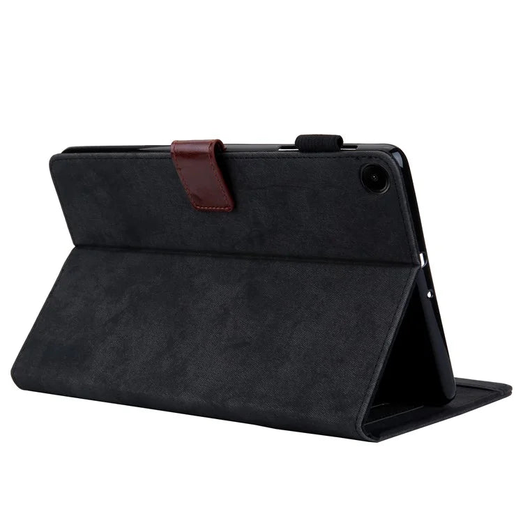 For Samsung Galaxy Tab A9+ X210 / X215 / X216B Smart Case Cloth Texture Leather Business Tablet Cover