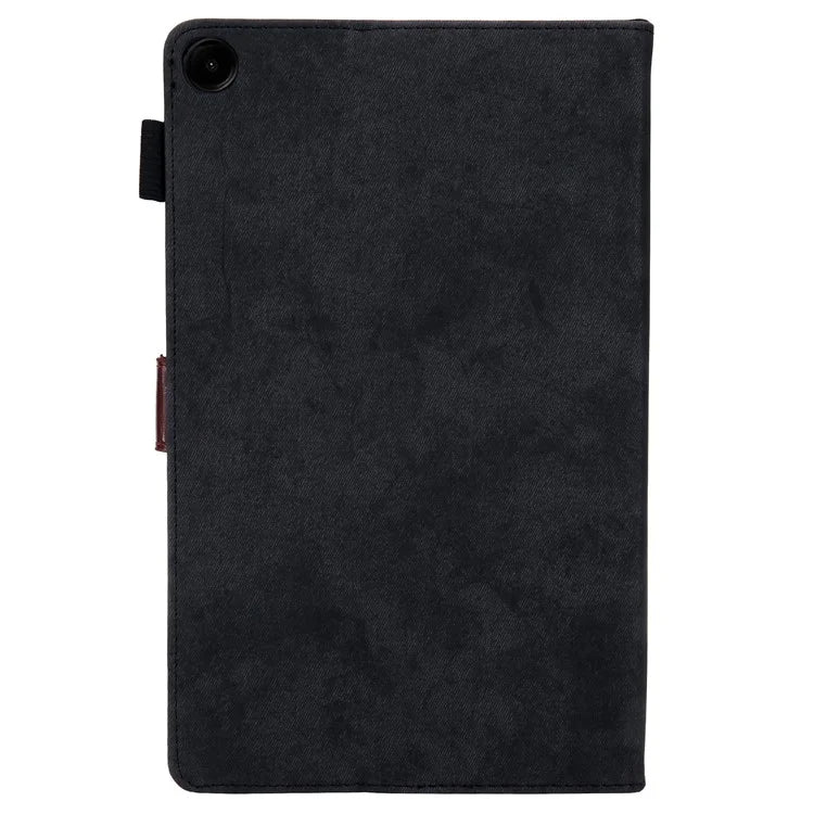 For Samsung Galaxy Tab A9+ X210 / X215 / X216B Smart Case Cloth Texture Leather Business Tablet Cover