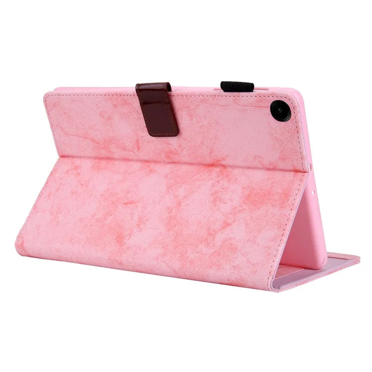 For Samsung Galaxy Tab A9+ X210 / X215 / X216B Smart Case Cloth Texture Leather Business Tablet Cover