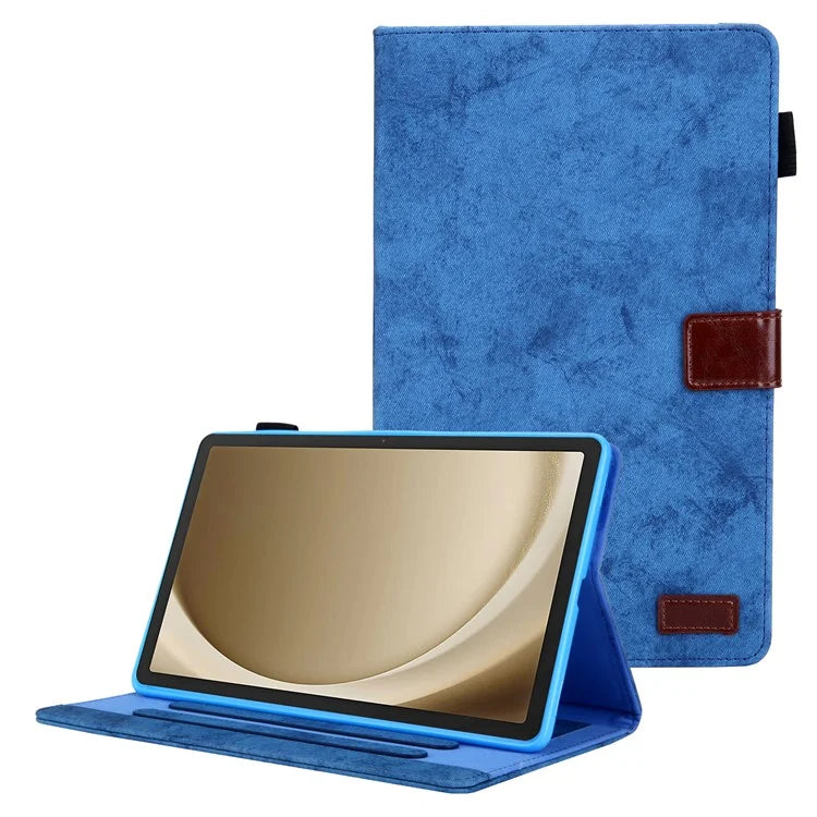 For Samsung Galaxy Tab A9+ X210 / X215 / X216B Smart Case Cloth Texture Leather Business Tablet Cover