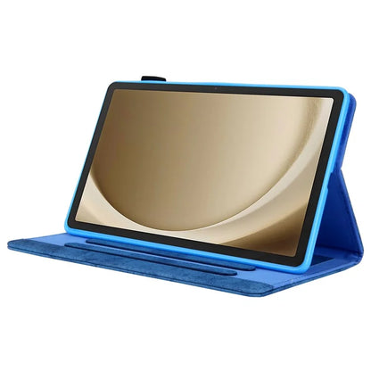For Samsung Galaxy Tab A9+ X210 / X215 / X216B Smart Case Cloth Texture Leather Business Tablet Cover