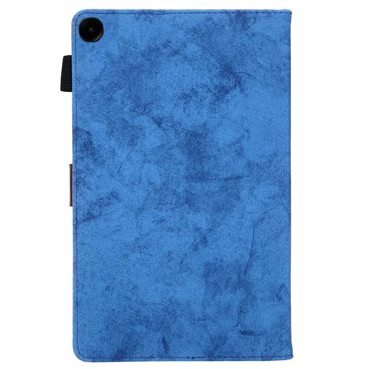 For Samsung Galaxy Tab A9+ X210 / X215 / X216B Smart Case Cloth Texture Leather Business Tablet Cover