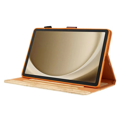 For Samsung Galaxy Tab A9+ X210 / X215 / X216B Smart Case Cloth Texture Leather Business Tablet Cover