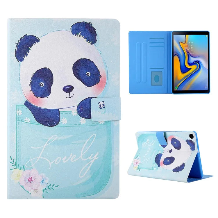 For Samsung Galaxy Tab A9+ X210 / 215 / X216B Leather Pattern Case Flip Stand Smart Tablet Cover