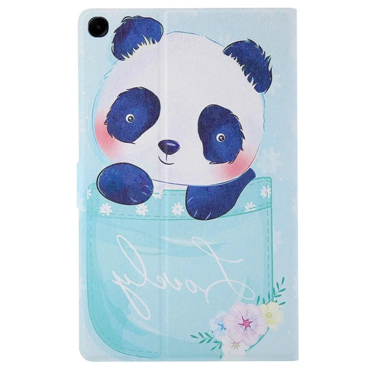 For Samsung Galaxy Tab A9+ X210 / 215 / X216B Leather Pattern Case Flip Stand Smart Tablet Cover