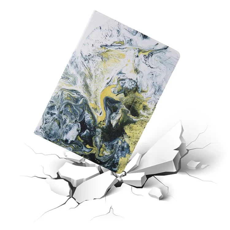 For Samsung Galaxy Tab A9+ X210 / 215 / X216B Leather Pattern Case Flip Stand Smart Tablet Cover