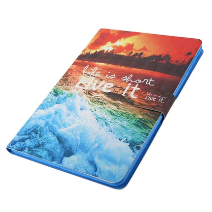 For Samsung Galaxy Tab A9+ X210 / 215 / X216B Leather Pattern Case Flip Stand Smart Tablet Cover