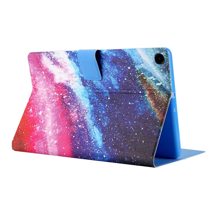 For Samsung Galaxy Tab A9+ X210 / 215 / X216B Leather Pattern Case Flip Stand Smart Tablet Cover