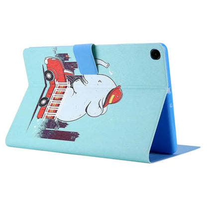 For Samsung Galaxy Tab A9+ X210 / 215 / X216B Leather Pattern Case Flip Stand Smart Tablet Cover