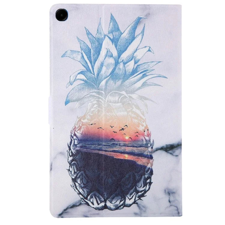 For Samsung Galaxy Tab A9+ X210 / 215 / X216B Leather Pattern Case Flip Stand Smart Tablet Cover