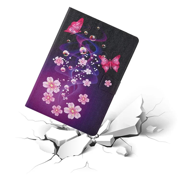 For Samsung Galaxy Tab A9+ X210 / 215 / X216B Leather Pattern Case Flip Stand Smart Tablet Cover