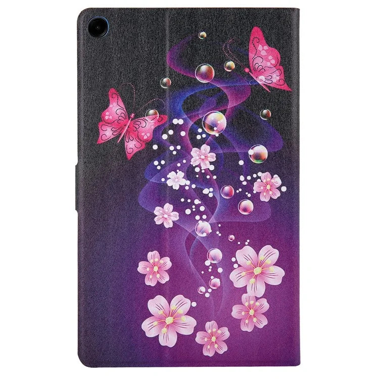 For Samsung Galaxy Tab A9+ X210 / 215 / X216B Leather Pattern Case Flip Stand Smart Tablet Cover
