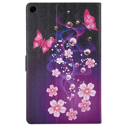 For Samsung Galaxy Tab A9+ X210 / 215 / X216B Leather Pattern Case Flip Stand Smart Tablet Cover